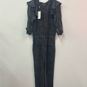 Something Navy Black Junpsuit XS